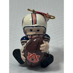 Auburn University Tigers Football Boy Christmas Ornament